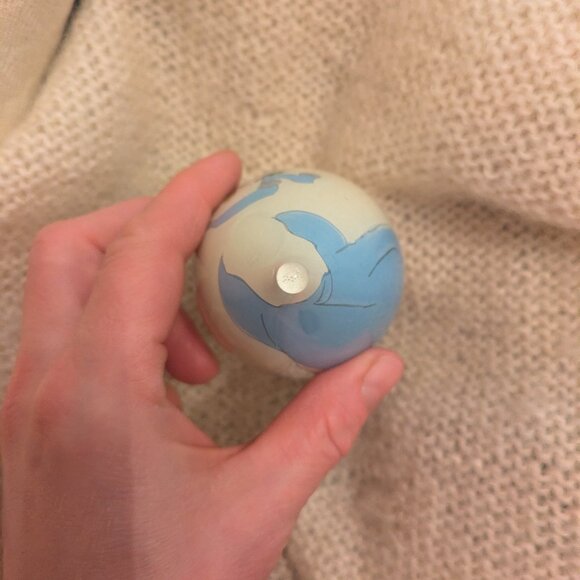 Pier1 Christmas Ornament - Hand Painted Glass - Picture 6 of 7